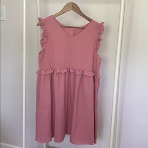 Pink Baby Doll Dress
